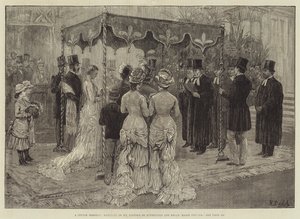 Een Joodse Bruiloft, Huwelijk van de Heer Leopold de Rothschild en Juffrouw Marie Perugia